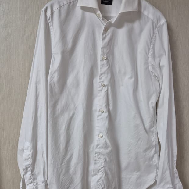 에르메네질도 제냐 화이트 셔츠 기본핏 42