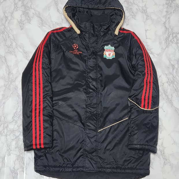 아디다스 UCL 리버풀09-10 스타디움 패딩 점퍼 자켓

