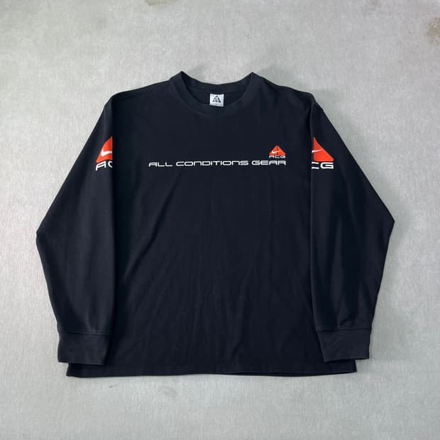 100 나이키 ACG 빅로고 롱슬리브 티셔츠