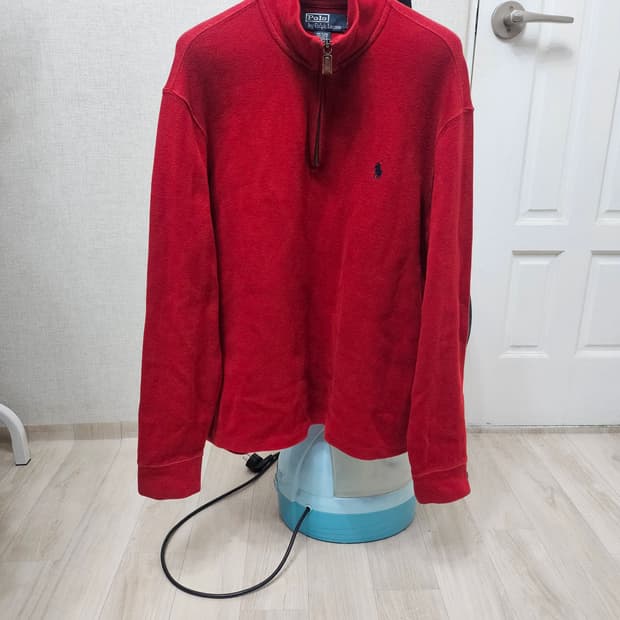 (95~100)Mㅇ☆초대장급☆ 랄프로렌폴로 [버건디] 하프 반집업니트