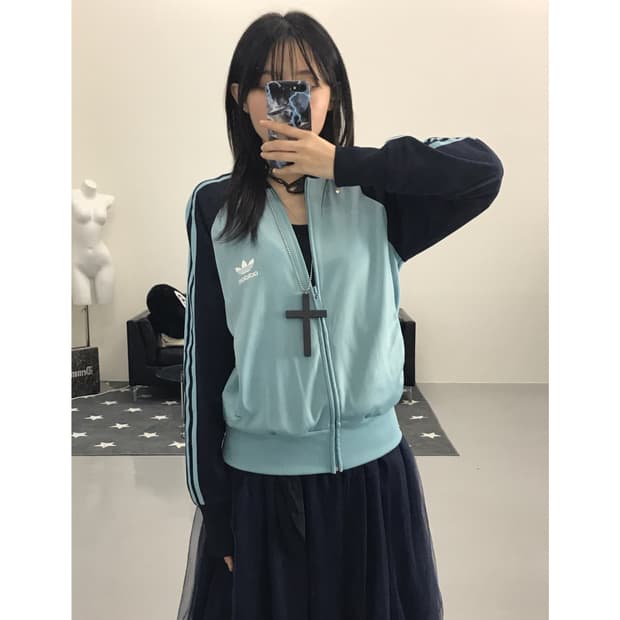Adidas Y2k blue Jersey