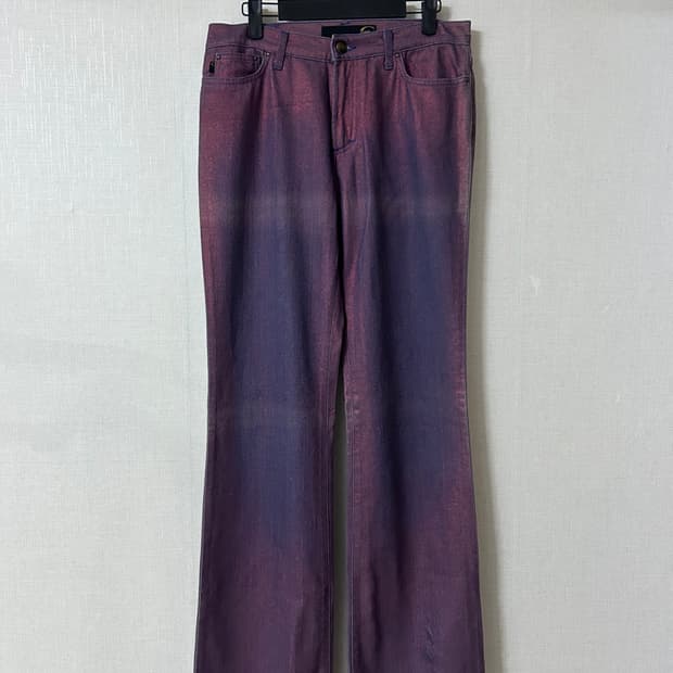 Just cavalli 퍼플 메탈틱 코팅진 29
