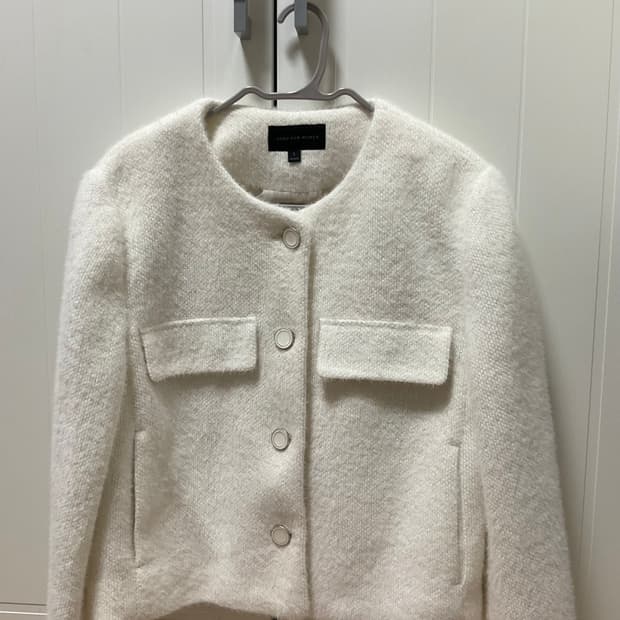 Tweed jacket white S