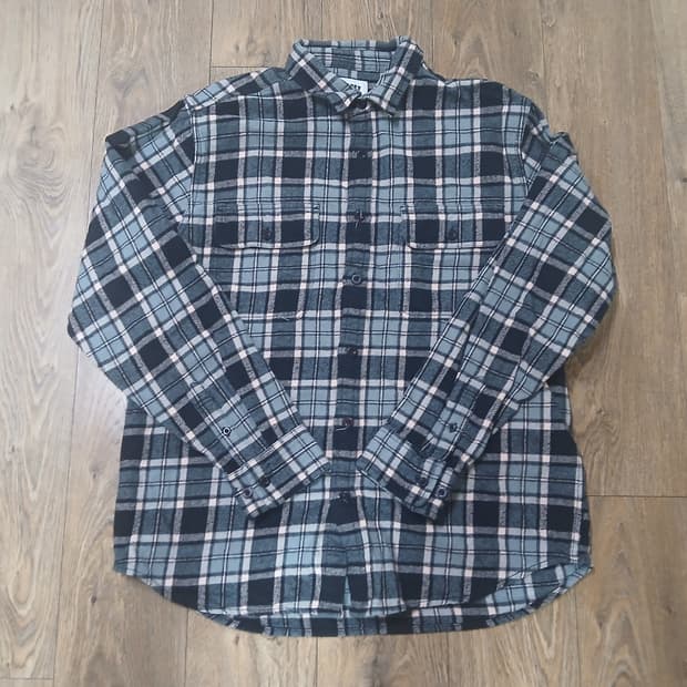 오베이 오가닉 체크 셔츠 