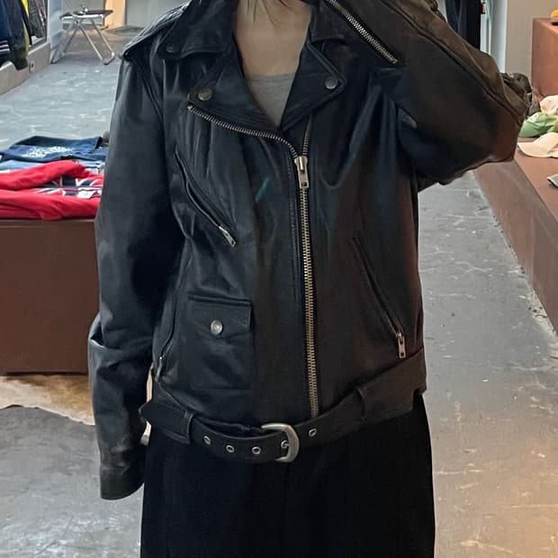 할리데이비슨 빈티지 독수리 블랙 라이더 레더자켓 H2211