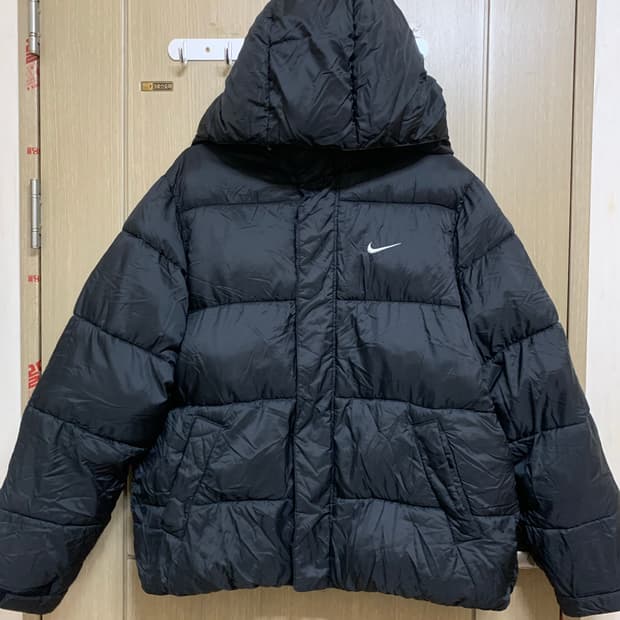 나이키 블랙 패딩