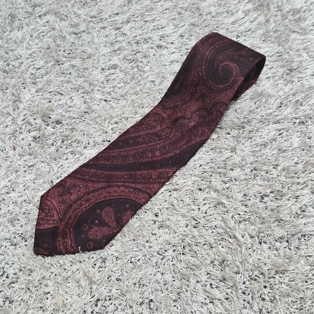 에트로Etro 페이즐리 넥타이 Free - N53