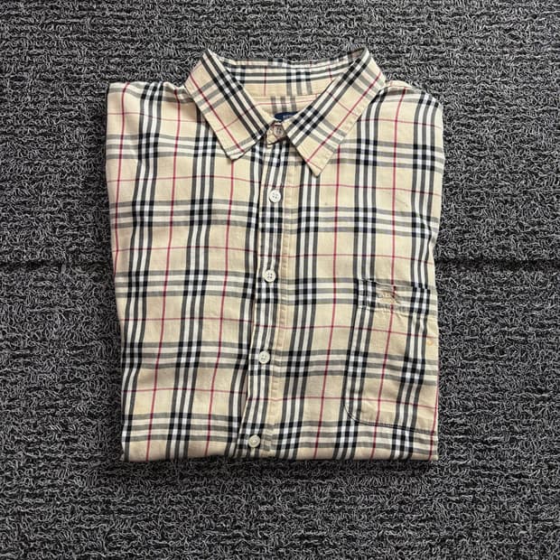 버버리 아카이브 노바 체크 셔츠 3070