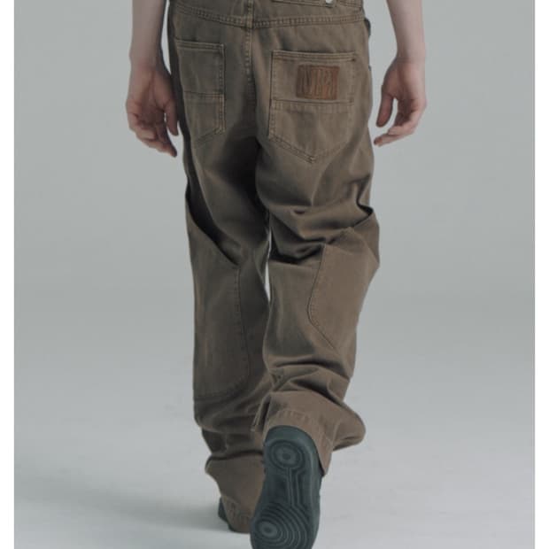 플라스틱 프로덕트 카프 포켓 팬츠 브라운