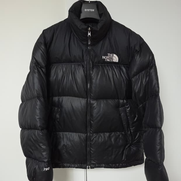 [상태최상] 노스페이스 눕시700 골드윈 구스다운 패딩 블랙 M