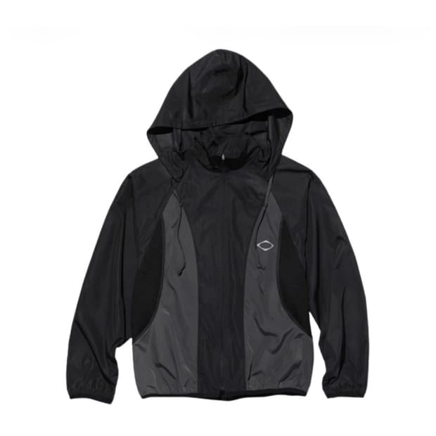 (W) 미스치프 FW 컬러블록 윈드브레이커 블랙