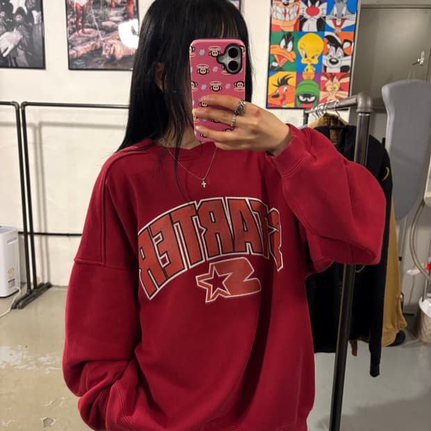 스타터 90‘s 올드스쿨 맨투맨