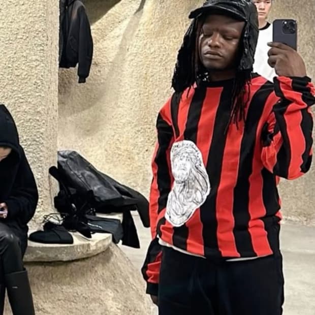 424 스트라이프 니트 S