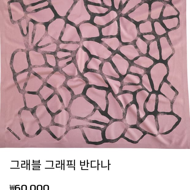 살로몬 그래픽 반다나