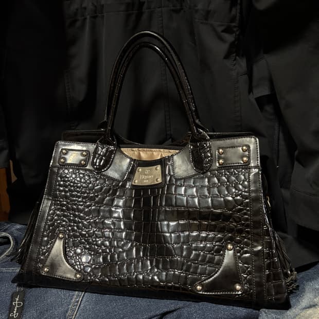 vintage elegance dote leather bag