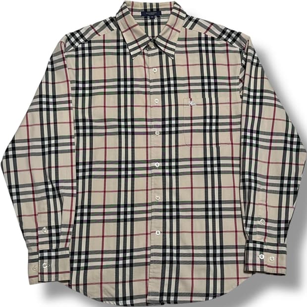 Burberry 원포켓 노바체크 셔츠