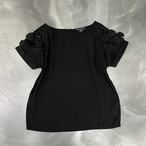  아르마니 익스체인지 플라워 블라우스 y16127