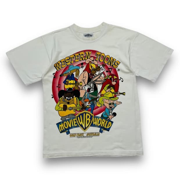 워너 브라더스 1997s 루니툰즈 아카이브 반팔 티셔츠