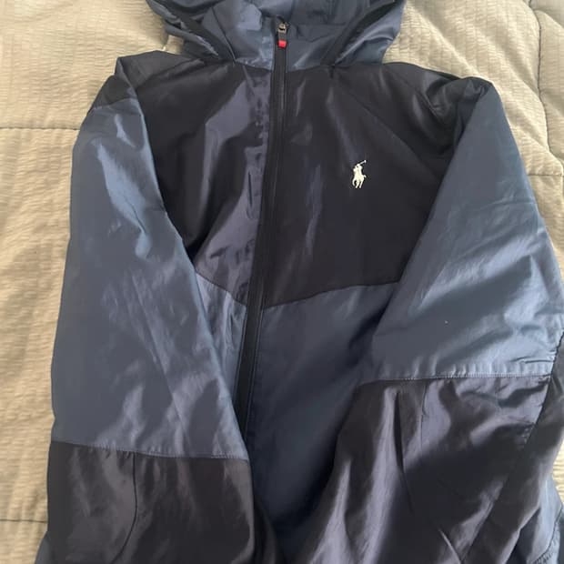 정품 폴로랄프로렌 네이비 바람막이 