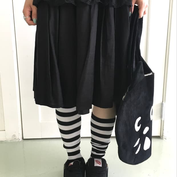 Gomme skirt pants