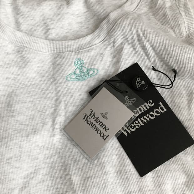 비비안  민트로고 슬리브리스 나시 Vivienne westwood
