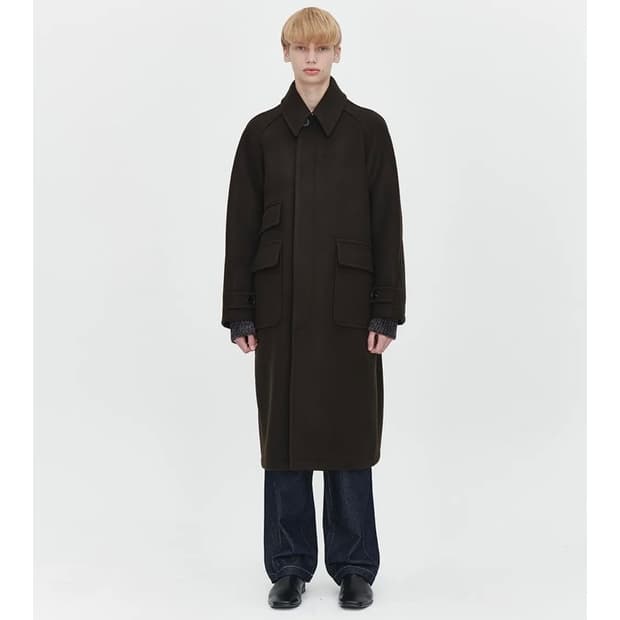 [L] 애프터프레이 투어리스트 발마칸 코트 브라운