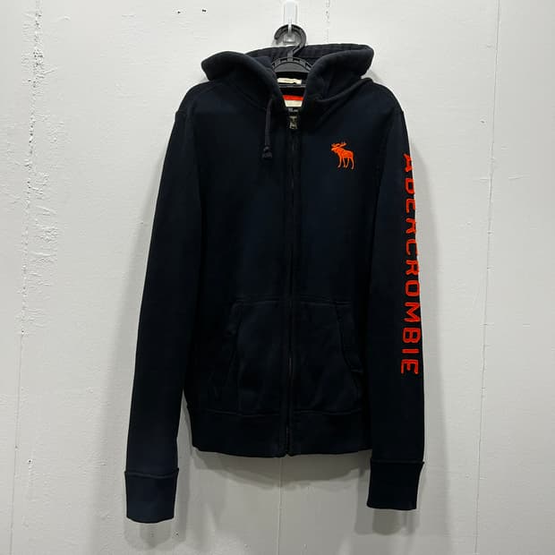 아베크롬비 네이비 후드집업 M 안감기모