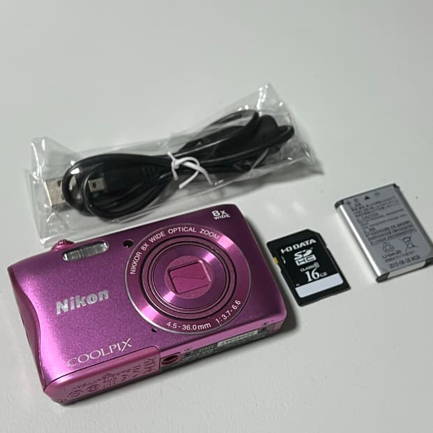 wifi 사쿠라 윈터 라이즈 카메라 니콘 쿨픽스s3700