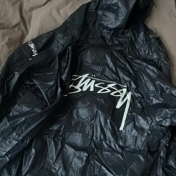 스투시 stussy 비치셀 블랙 m