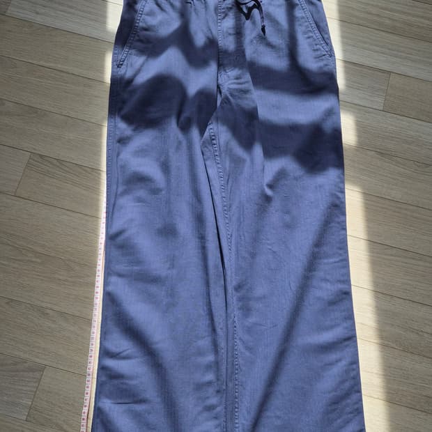 무지 muji 무인양품 케이폭 혼방 헤링본 팬츠 블루 L 피로 추천