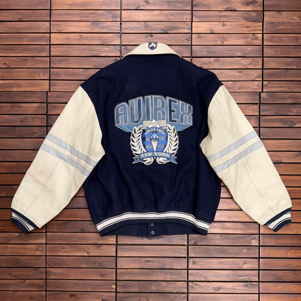 90s 아비렉스 바시티 자켓 made in USA (XL)   
