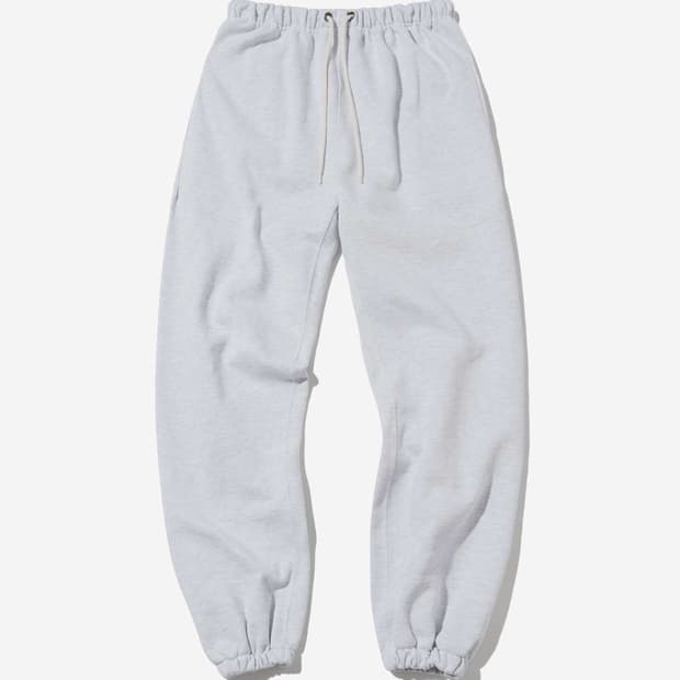 아웃스탠딩 리버스 헤비 스웻팬츠 멜란지 그레이