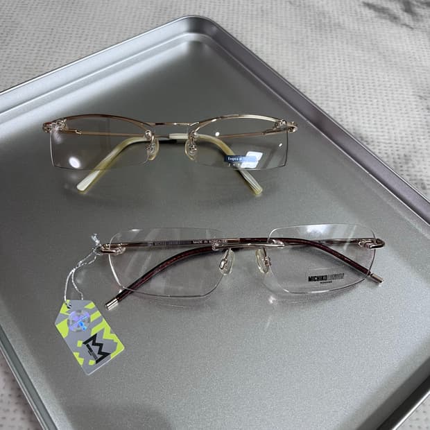 (일괄 판매) 무테, 반무테 안경 (새 것)