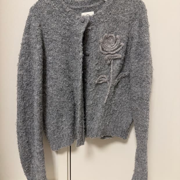 시눈 Rose flower cardigan
