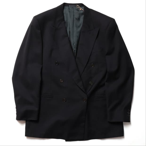 베르사체 Versace Double Breasted Wool Blazer
