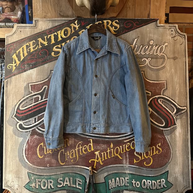 70s USA Vintage Lee Western Denim Jacket