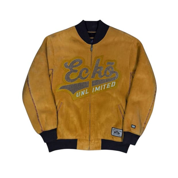 Ecko Unltd 에코 스웨이드 블루종 자켓