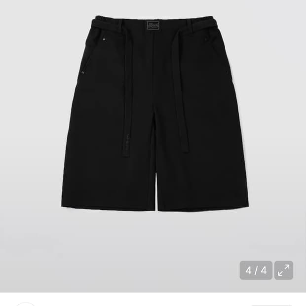 배드블러드 비욘드 캐시 소프트 버뮤다 팬츠 블랙