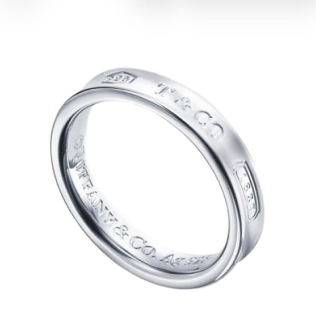 티파니 앤 코 1837 링 네로우 실버