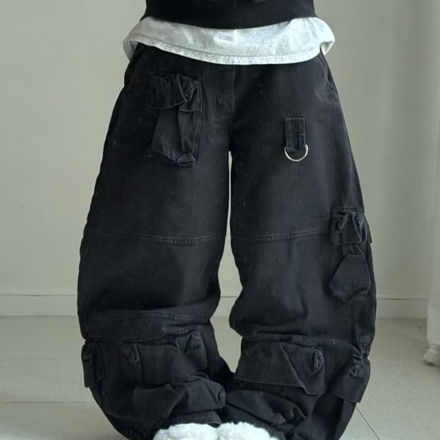 프로젝트 웨이브 멀티포켓 카고팬츠