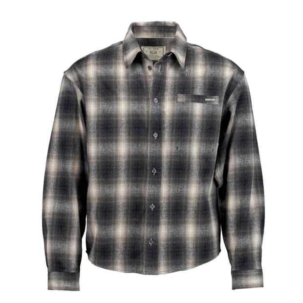 system check shirt(ver.dust) smoky gray