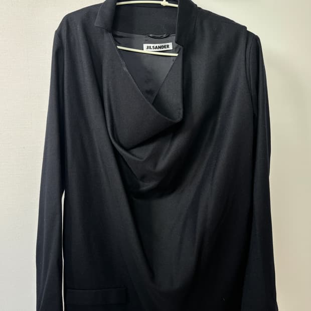 질샌더 드레이핑 자켓 xs