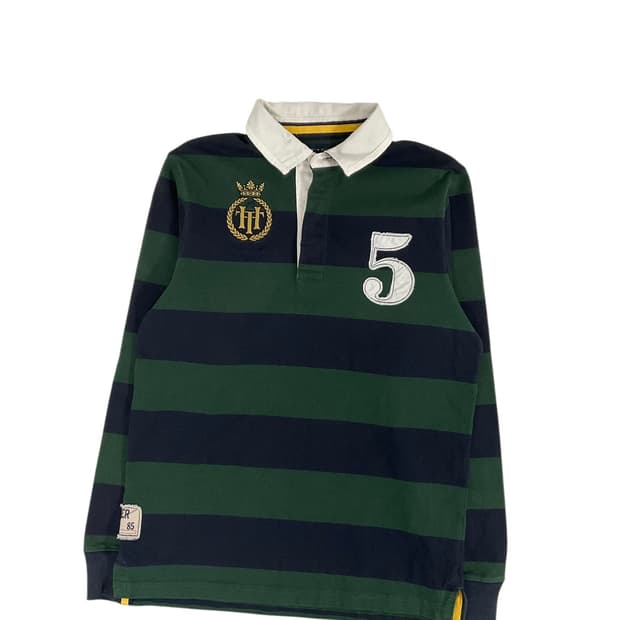 타미힐피거 스트라이프 럭비티 (m)