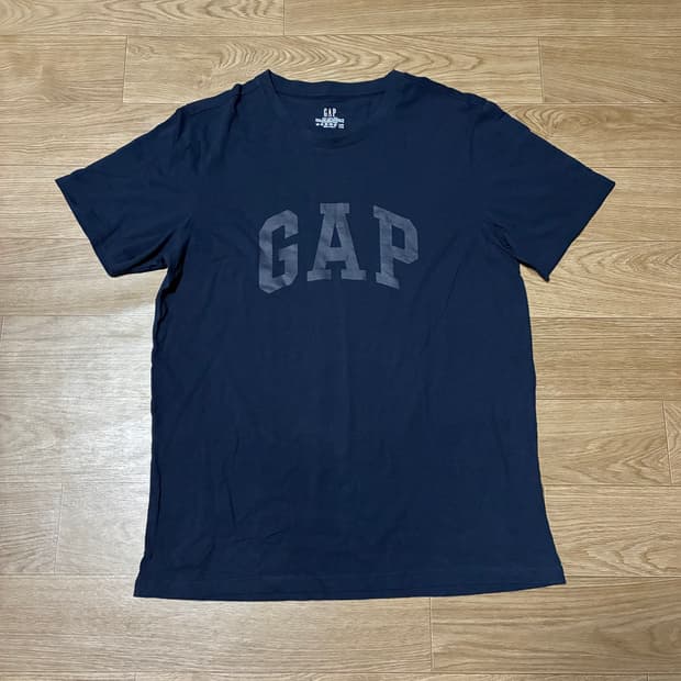 105) GAP 갭 빅 로고 티셔츠 네이비