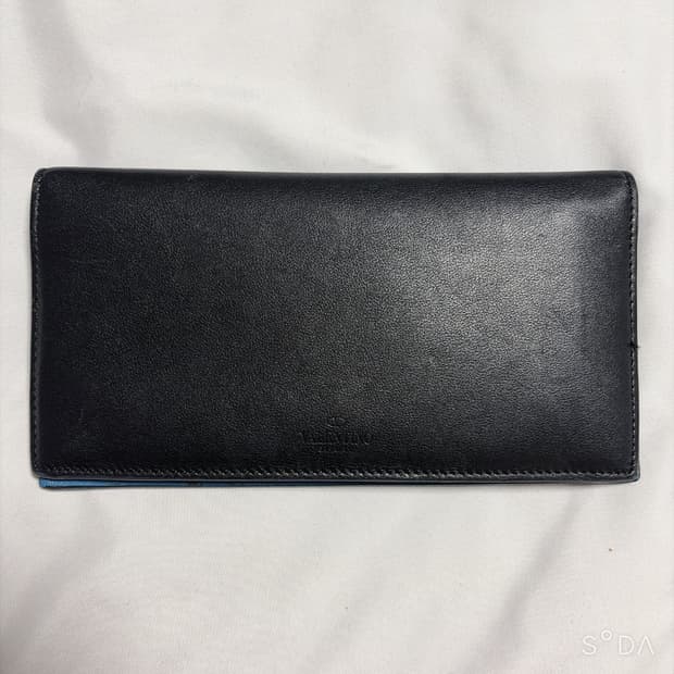 발렌티노 블랙 장지갑