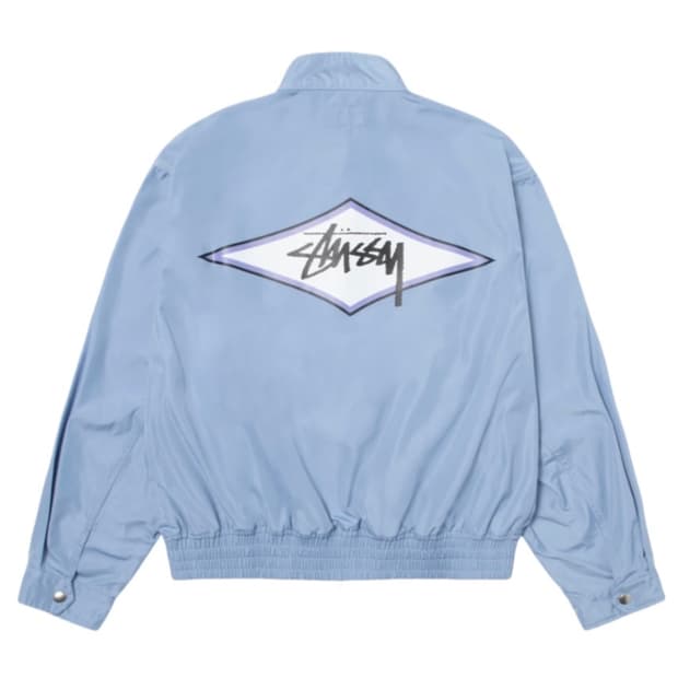 [2XL]스투시 서프 팀 해링턴 자켓 라이트 블루