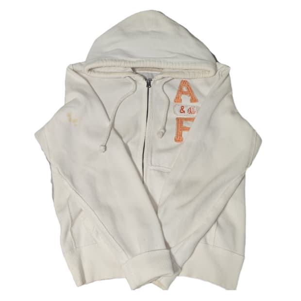 아베크롬비 아이보리 후드집업
