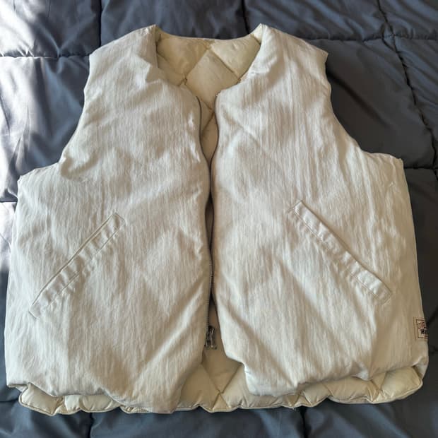 XL) 스투시 워크기어 리버시블 조끼 패딩 (23ss)