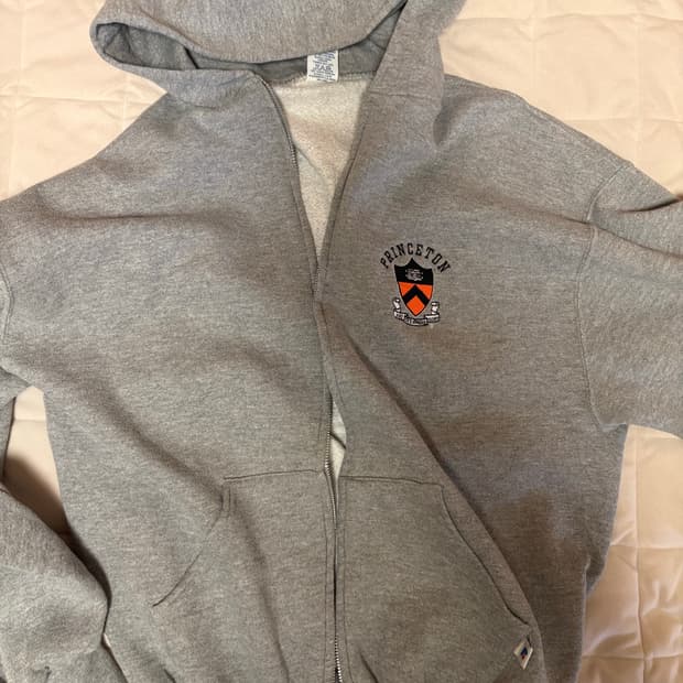 러셀 후드집업 그레이