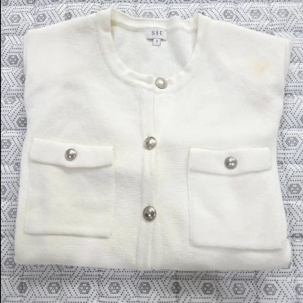 시에 클래시 포켓 가디건 크림 ~55